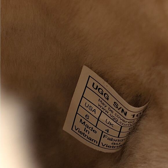 UGG Classic Tall Suede Sheepskin Winter Boots Women's Chestnut Size US6 EU37 - Picture 13 of 16